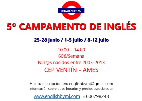 Campamento de ínlgés 2019